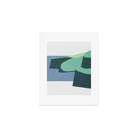 Mile High Studio Color and Shape Cliffs of Moher Art Print