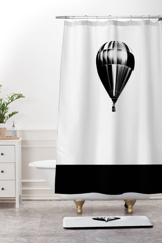 Mile High Studio Float Pop Minimalism Shower Curtain And Mat