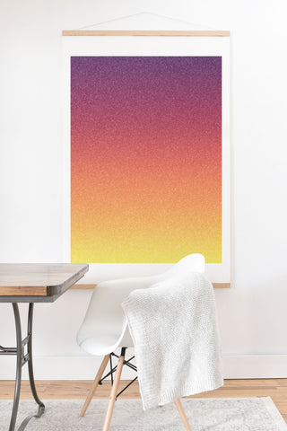 Mile High Studio Frozen Ombre Silent Sunrise Art Print And Hanger