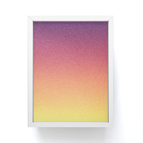 Mile High Studio Frozen Ombre Silent Sunrise Framed Mini Art Print