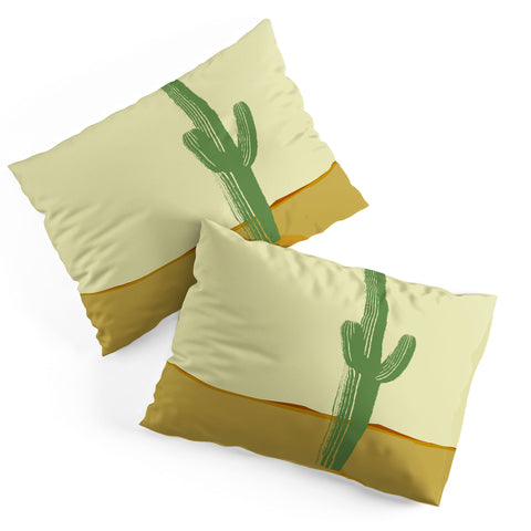 Mile High Studio The Lonely Cactus Summer Pillow Shams