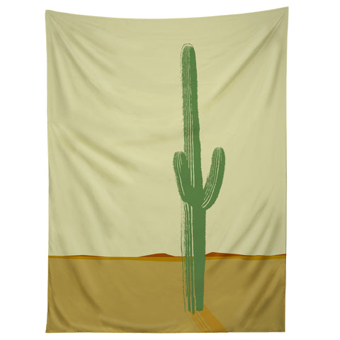 Mile High Studio The Lonely Cactus Summer Tapestry