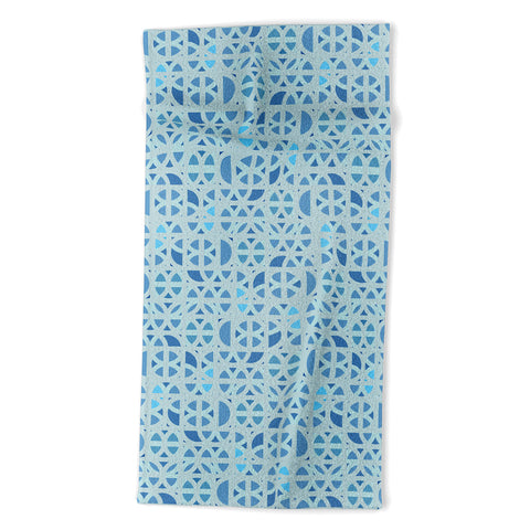 Mirimo Arabesque en Bleu Beach Towel