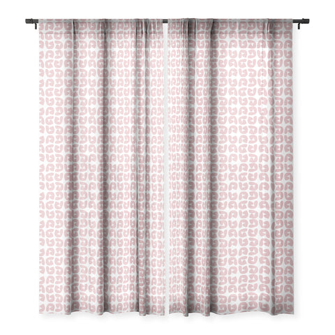 Mirimo Aura Rosa Sheer Window Curtain