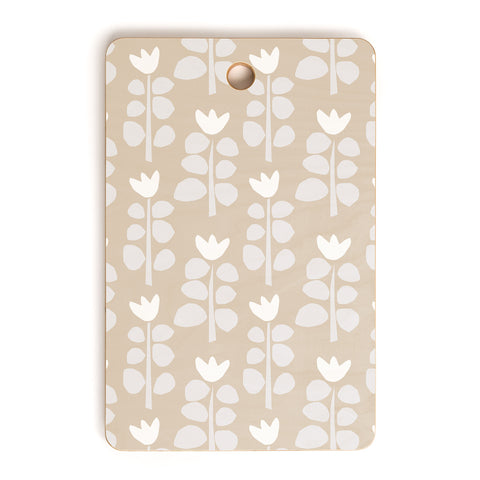 Mirimo Blooming Spring Beige Cutting Board Rectangle