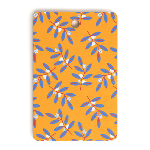 Mirimo Blue Branches Cutting Board Rectangle