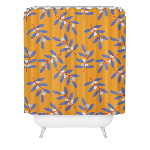 Mirimo Blue Branches Shower Curtain