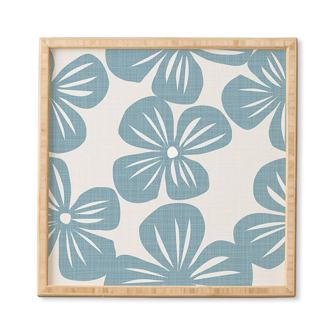Mirimo Bluette Giant Blooms Framed Wall Art