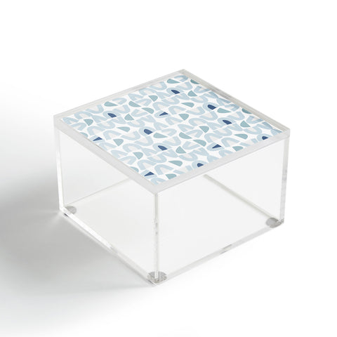 Mirimo Bowy Blue Pattern Acrylic Box