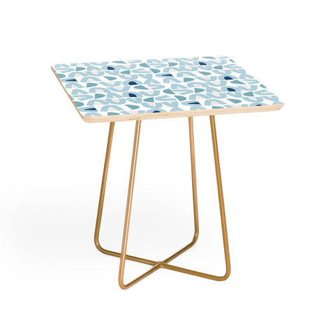 Mirimo Bowy Blue Pattern Side Table