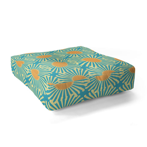 Mirimo Bright Sunny Day Floor Pillow Square