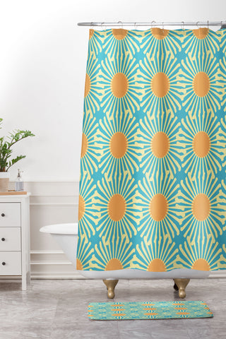 Mirimo Bright Sunny Day Shower Curtain And Mat