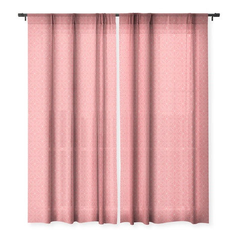 Mirimo Celebration Coral Sheer Window Curtain
