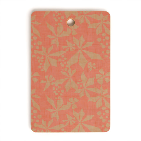 Mirimo Climbing Vines Coral Cutting Board Rectangle