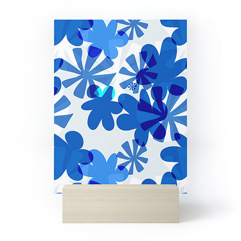 Mirimo Cobalt Blooms Mini Art Print