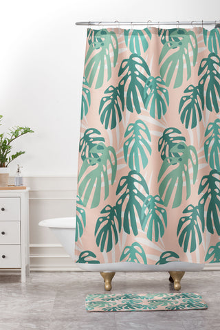 Mirimo Dream Tropical Shower Curtain And Mat