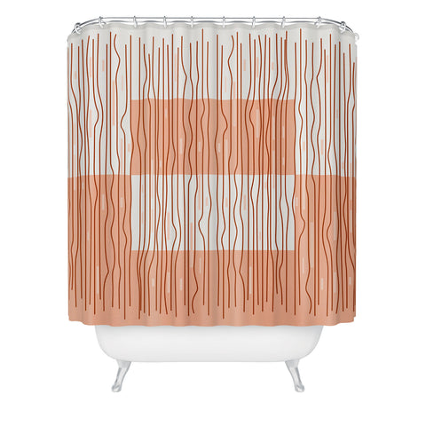 Mirimo Earthy Lines Shower Curtain