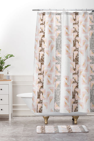 Mirimo Falling Shower Curtain And Mat