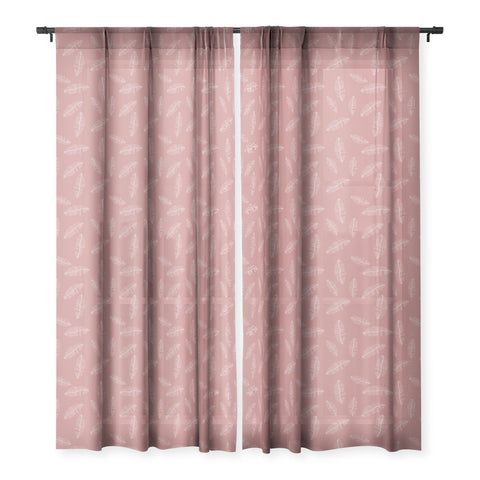 Mirimo Feather Light Mauve Sheer Window Curtain