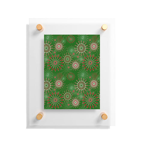 Mirimo Festivity Green Floating Acrylic Print