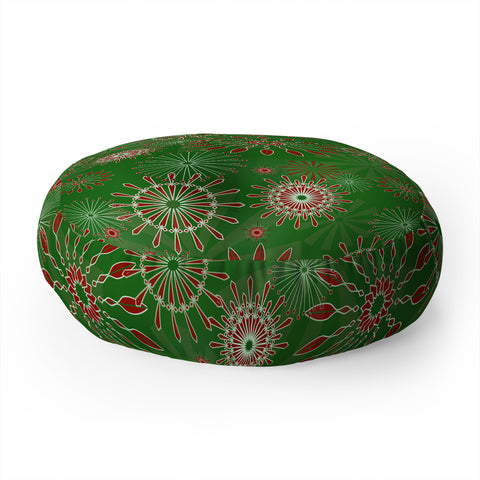 Mirimo Festivity Green Floor Pillow Round