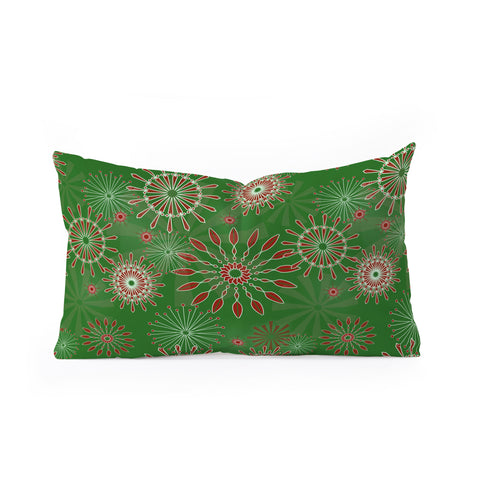 Mirimo Festivity Green Oblong Throw Pillow