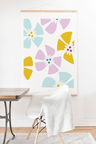 Mirimo Happy Blooms Art Print And Hanger
