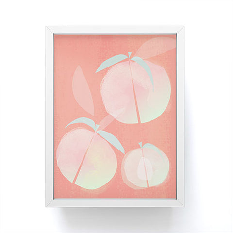 Mirimo Juicy Peaches Framed Mini Art Print