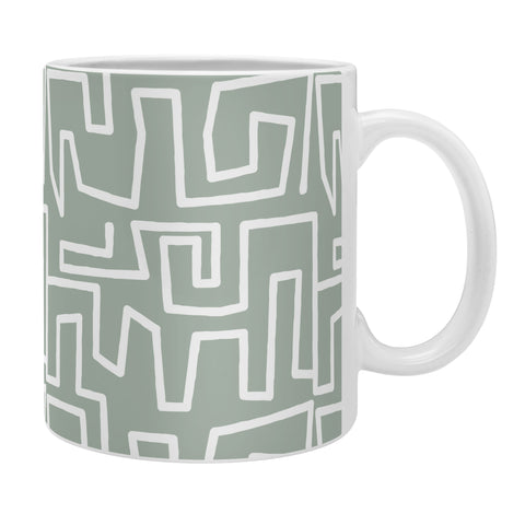 Mirimo Labyrinth Light Sage Coffee Mug