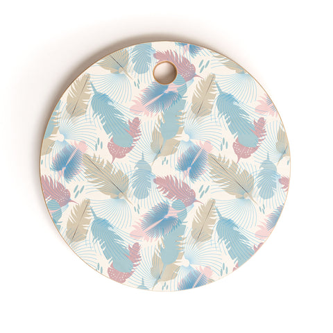 Mirimo Light Feathers Cutting Board Round
