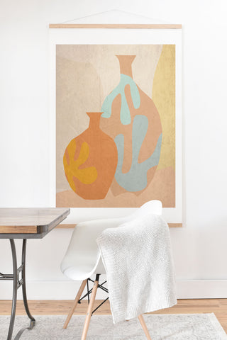 Mirimo Mditerranean Vases Art Print And Hanger