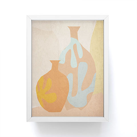 Mirimo Mditerranean Vases Framed Mini Art Print