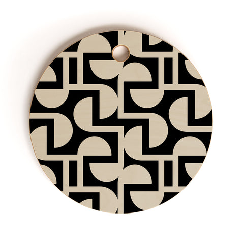Mirimo Modern Labyrinth Elegant Cutting Board Round