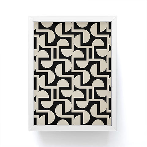 Mirimo Modern Labyrinth Elegant Framed Mini Art Print