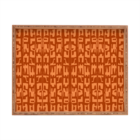 Mirimo Modern Native Rust Rectangular Tray