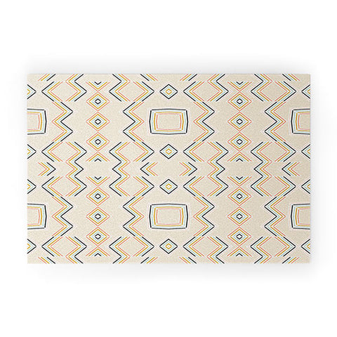 Mirimo Native Decor Beige Welcome Mat