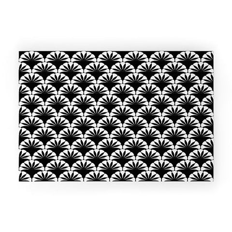 Mirimo Palmira Black and White Welcome Mat