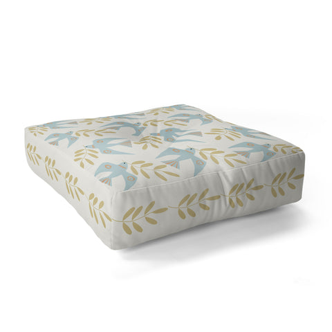 Mirimo Peace Doves Floor Pillow Square