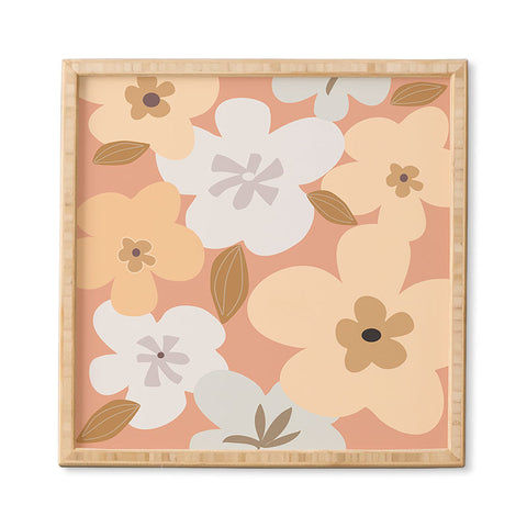 Mirimo Peachy Blooms Framed Wall Art