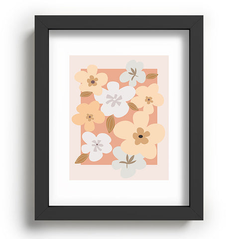 Mirimo Peachy Blooms Recessed Framing Rectangle