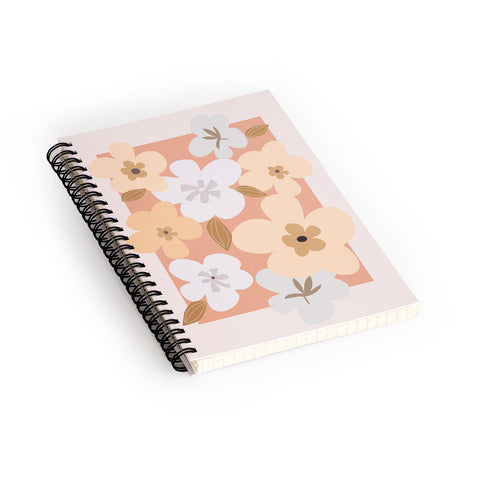 Mirimo Peachy Blooms Spiral Notebook