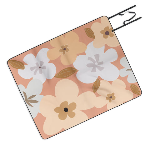 Mirimo Peachy Blooms Picnic Blanket