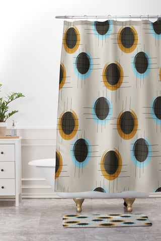 Mirimo Pop Dots Shower Curtain And Mat