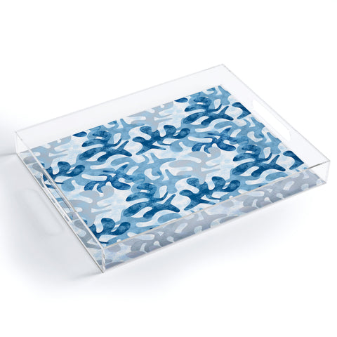 Mirimo Shibori Indigo Acrylic Tray