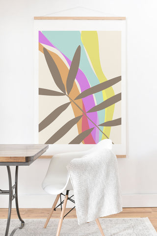 Mirimo Stream Of Colour Art Print And Hanger