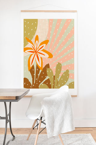 Mirimo Sunrise in Desert Art Print And Hanger