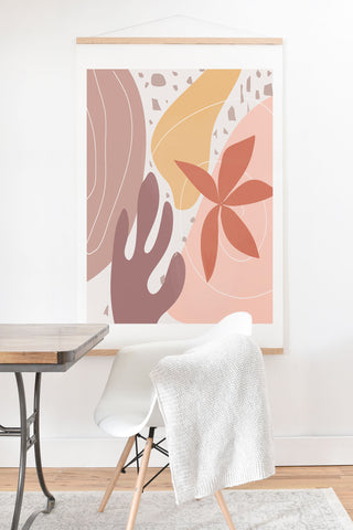 Mirimo Terracotta Blooms Art Print And Hanger