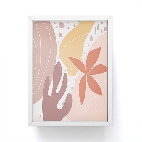 Mirimo Terracotta Blooms Framed Mini Art Print