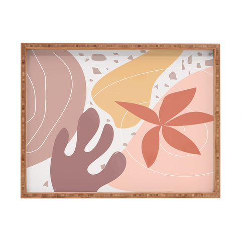 Mirimo Terracotta Blooms Rectangular Tray