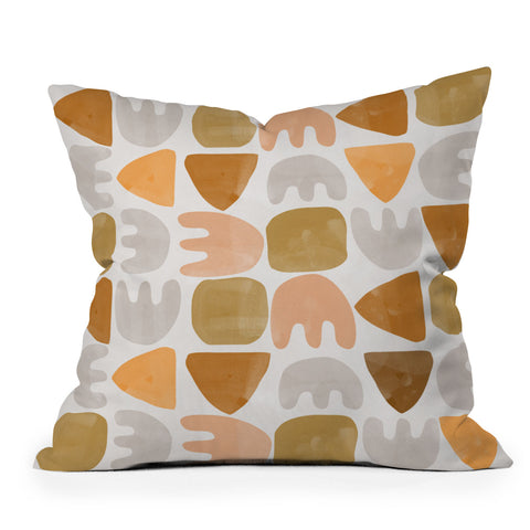 Mirimo Terracotta Tiles Throw Pillow